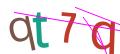 Security captcha image for contact form